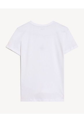 Camiseta Para Mujer Manga Corta Cuello Redondo Color Crudo Marca Seven Seven #28096546