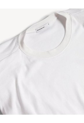 Camiseta Para Mujer Manga Sisa Cuello Redondo Color Marfil Marca Seven Seven #28096506