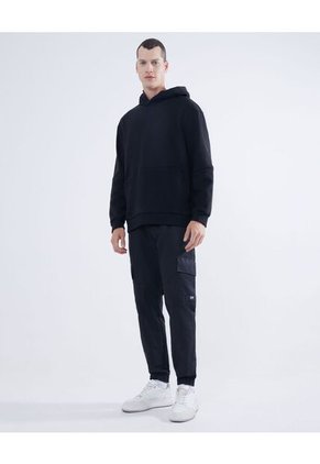 Buzo Para Hombre Hoodie Color Negro Marca Seven Seven #45060642