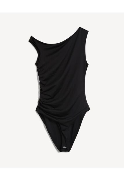 Camiseta Para Mujer Manga Sisa Moda Color Negro Marca Seven Seven #28096612