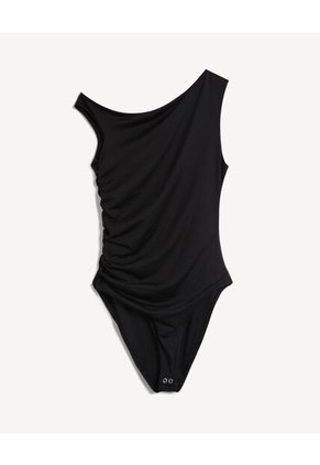 Camiseta Para Mujer Manga Sisa Moda Color Negro Marca Seven Seven #28096612