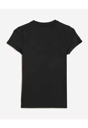 Camiseta Para Mujer Manga Corta Cuello Redondo Color Negro Marca Seven Seven #28096558