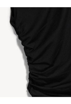 Camiseta Para Mujer Manga Sisa Moda Color Negro Marca Seven Seven #28096612