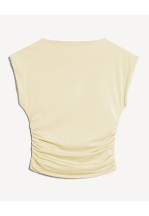 Camiseta Para Mujer Manga Corta Cuello Redondo Color Amarillo Marca Seven Seven #28096618
