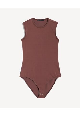 Camiseta Para Mujer Manga Sisa Moda Color Café Marca Seven Seven #28096578 Seven Seven