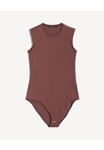 Camiseta Para Mujer Manga Sisa Moda Color Café Marca Seven Seven #28096578