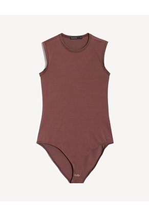 Camiseta Para Mujer Manga Sisa Moda Color Café Marca Seven Seven #28096578