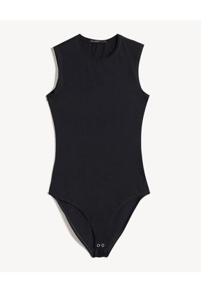 Camiseta Para Mujer Manga Sisa Moda Color Negro Marca Seven Seven #28096579