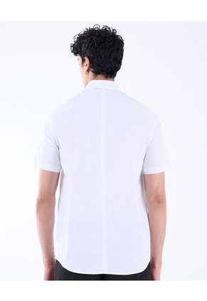 Camisa Para Hombre Manga Corta  Color Hueso Marca Seven Seven #45012085