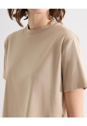 Camiseta Para Mujer Manga Corta Cuello Redondo Color Rosa Marca Seven Seven #28096571