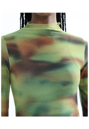 Vestido Para Mujer Manga Larga Color Verde Claro Marca Seven Seven #28171260