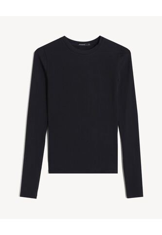 Camiseta Para Mujer Manga Larga Cuello Redondo Color Negro Marca Seven Seven #28096566 Seven Seven