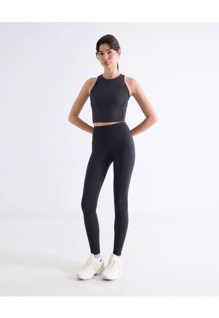 Leggins Ajustado Deportivo  Para Mujer Negro Seven Seven
