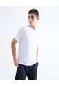 Camiseta Deportiva Manga Corta  Para Hombre Blanco Seven Seven de Seven Seven