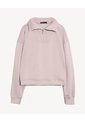 Buzo Cuello Tipo Polo Half Zipper  Para Mujer Taupe Seven Seven de Seven Seven