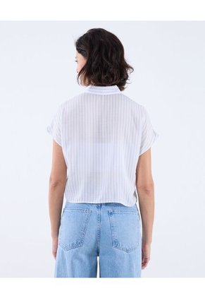 Blusa Para Mujer Manga Corta Color Marfil Marca Seven Seven #28123975