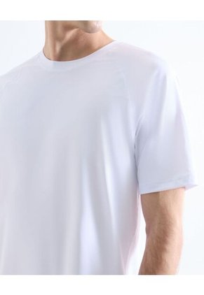 Camiseta Deportiva Manga Corta  Para Hombre Blanco Seven Seven