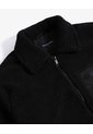 Chaqueta Afelpada Con Bolsillos  Para Hombre Negro Seven Seven de Seven Seven