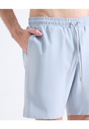 Bermuda Boxer Interno  Para Hombre Celeste Seven Seven