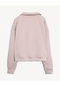 Buzo Cuello Tipo Polo Half Zipper  Para Mujer Taupe Seven Seven de Seven Seven