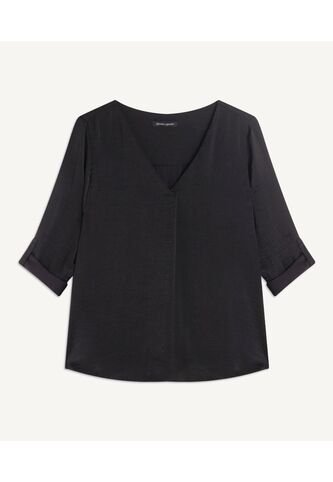 Blusa Para Mujer Manga 3/4 Color Negro Marca Seven Seven #28123591 Seven Seven