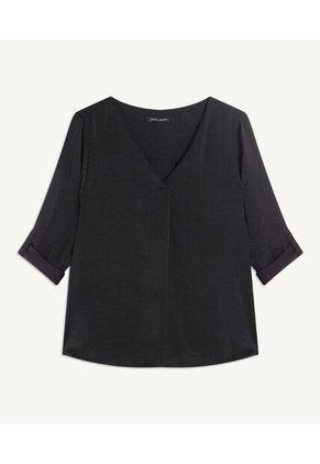 Blusa Para Mujer Manga 3/4 Color Negro Marca Seven Seven #28123591