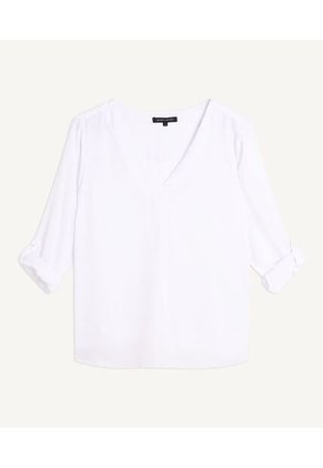 Blusa Para Mujer Manga 3/4 Color Blanco Marca Seven Seven #28123591