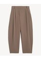 Pantalón Barrel Fit Pinzas Frontales  Para Mujer Café Seven Seven de Seven Seven