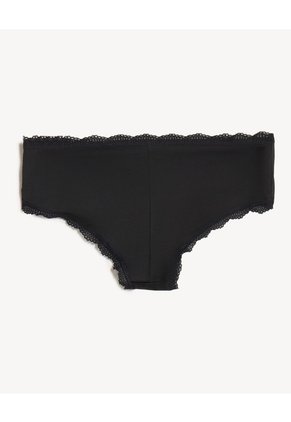 Pack Hipster X3 Con Encaje Y Lazo X3 Para Mujer Crema Seven Seven