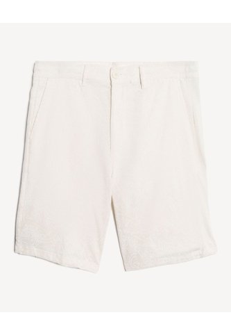 Bermuda Rustica Floral  Para Hombre Blanco Seven Seven Seven Seven