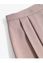 Falda Mini Plisada Tiro Medio  Para Mujer Beige Seven Seven de Seven Seven