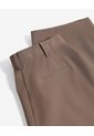Pantalón Barrel Fit Pinzas Frontales  Para Mujer Café Seven Seven de Seven Seven