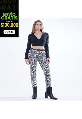 Pantalon Para Mujer Chino Color Beige Marca Seven Seven #28071655 Seven Seven