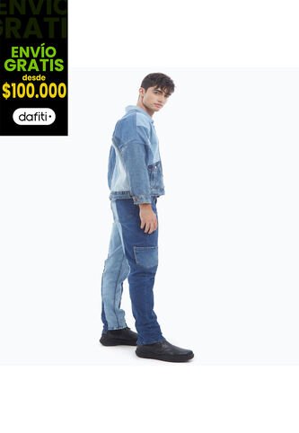 Jean Para Hombre Slim Taper Color Azul Medio Marca Seven Seven #45160470 Seven Seven