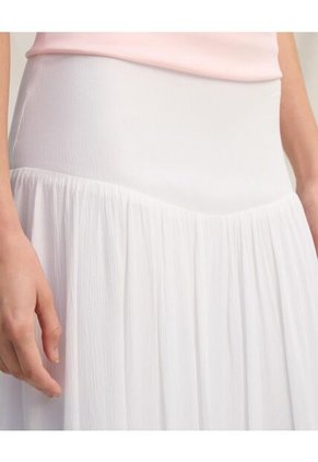 Falda De Pretina Ancha  Para Mujer Crudo Seven Seven