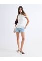 Short  Para Mujer Mom Color Azul Marca Seven Seven #28197436 de Seven Seven