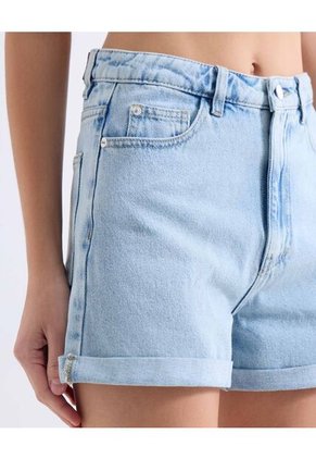 Short  Para Mujer Mom Color Azul Marca Seven Seven #28197436