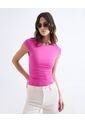 Camiseta  Para Mujer Manga Corta Cuello Redondo Color Rosa Marca Seven Seven #28097594 de Seven Seven