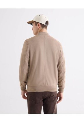 Chaqueta  Para Hombre Bomber Color Beige Marca Seven Seven #45080515