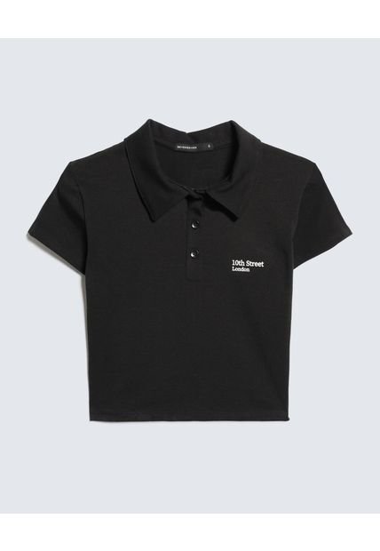 Camiseta Para Mujer Manga Corta Color Negro Marca Seven Seven #28096016