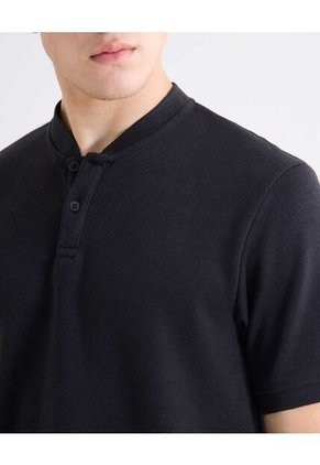 Polo Para Hombre Cuello Mao Sin Bolsillo Color Blanco Marca Seven Seven #45117708