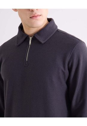 Buzo  Para Hombre Zipper Color Azul Marca Seven Seven #45069561