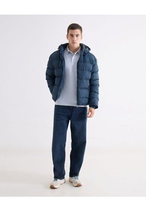 Polo Para Hombre Cuello Maquina Sin Bolsillo Color Celeste Marca Seven Seven #45110951