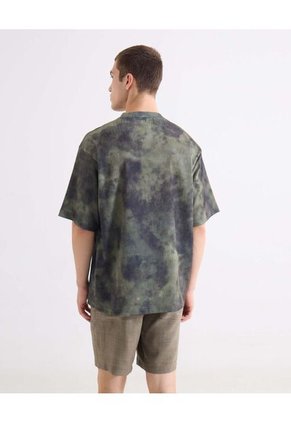 Camiseta  Para Hombre Manga Corta Cuello Redondo Color Verde Marca Seven Seven #45098244