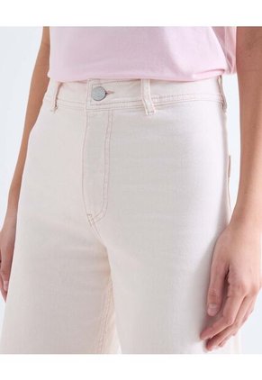 Jean Para Mujer Retro Color Marfil Marca Seven Seven #28167422