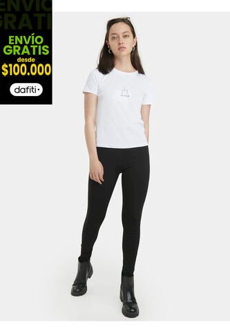 Leggins Para Mujer Largo Color Negro Marca Seven Seven #28230578 Seven Seven