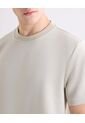 Camiseta  Para Hombre Manga Corta Cuello Redondo Color Beige Marca Seven Seven #45098247 de Seven Seven