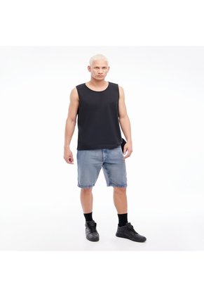 Bermuda Para Hombre Regular Color Azul Medio Marca Seven Seven #45100639