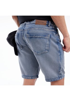 Bermuda Para Hombre Regular Color Azul Medio Marca Seven Seven #45100639