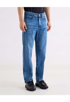 Jean  Para Hombre Straight Color Azul Marca Seven Seven #45167741